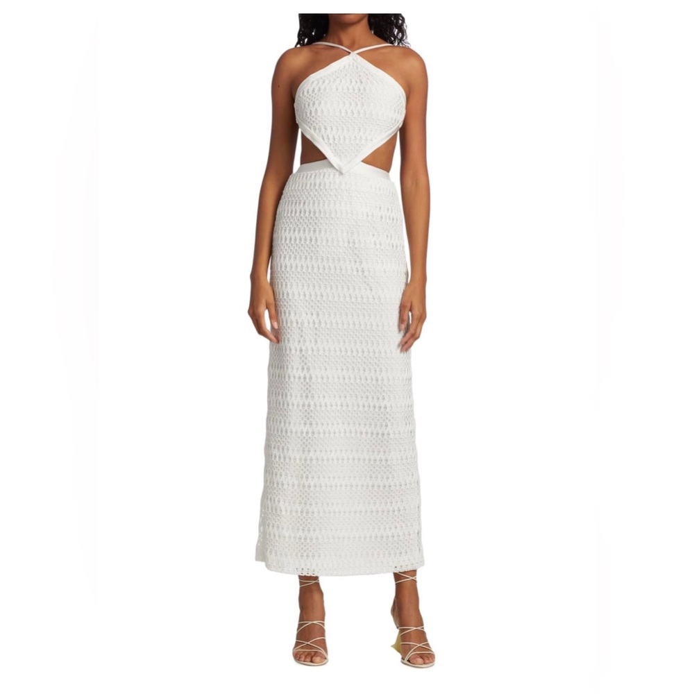 PatBO Crochet Cutout Beach Dress